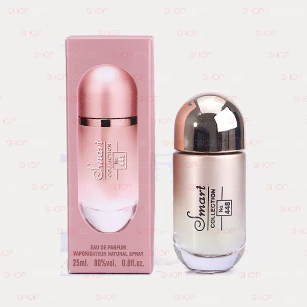 عطر زنانه اسمارت کد 448 کارولینا هررا 212 رز 25 میل