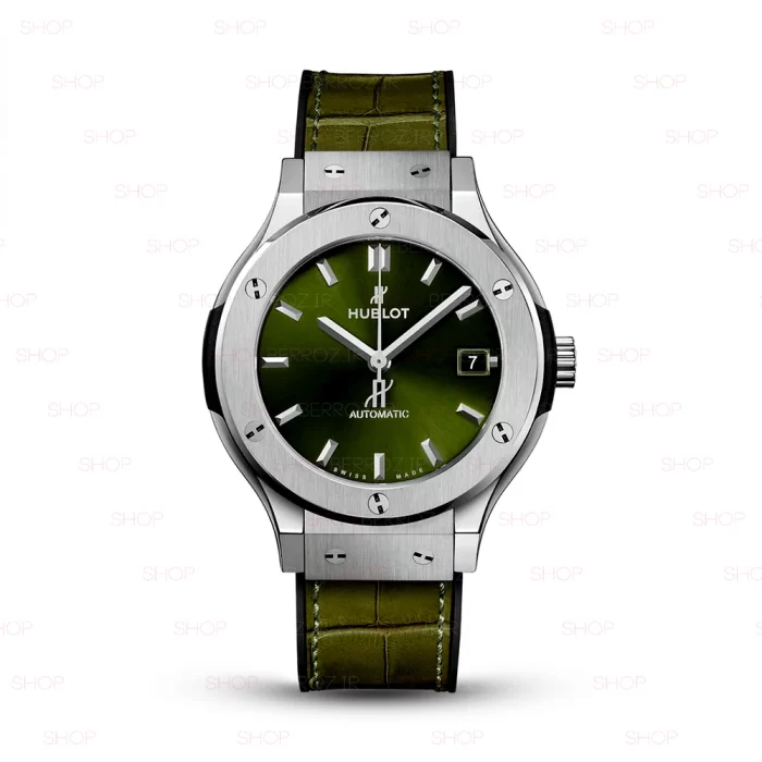 ساعت مچی مردانه هوبلوت کلاسیک فوژن گرین | Hublot Classic Fusion Green Men's Wrist Watch